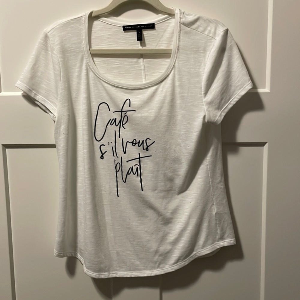 White House Black Market women’s size Small boat neck top